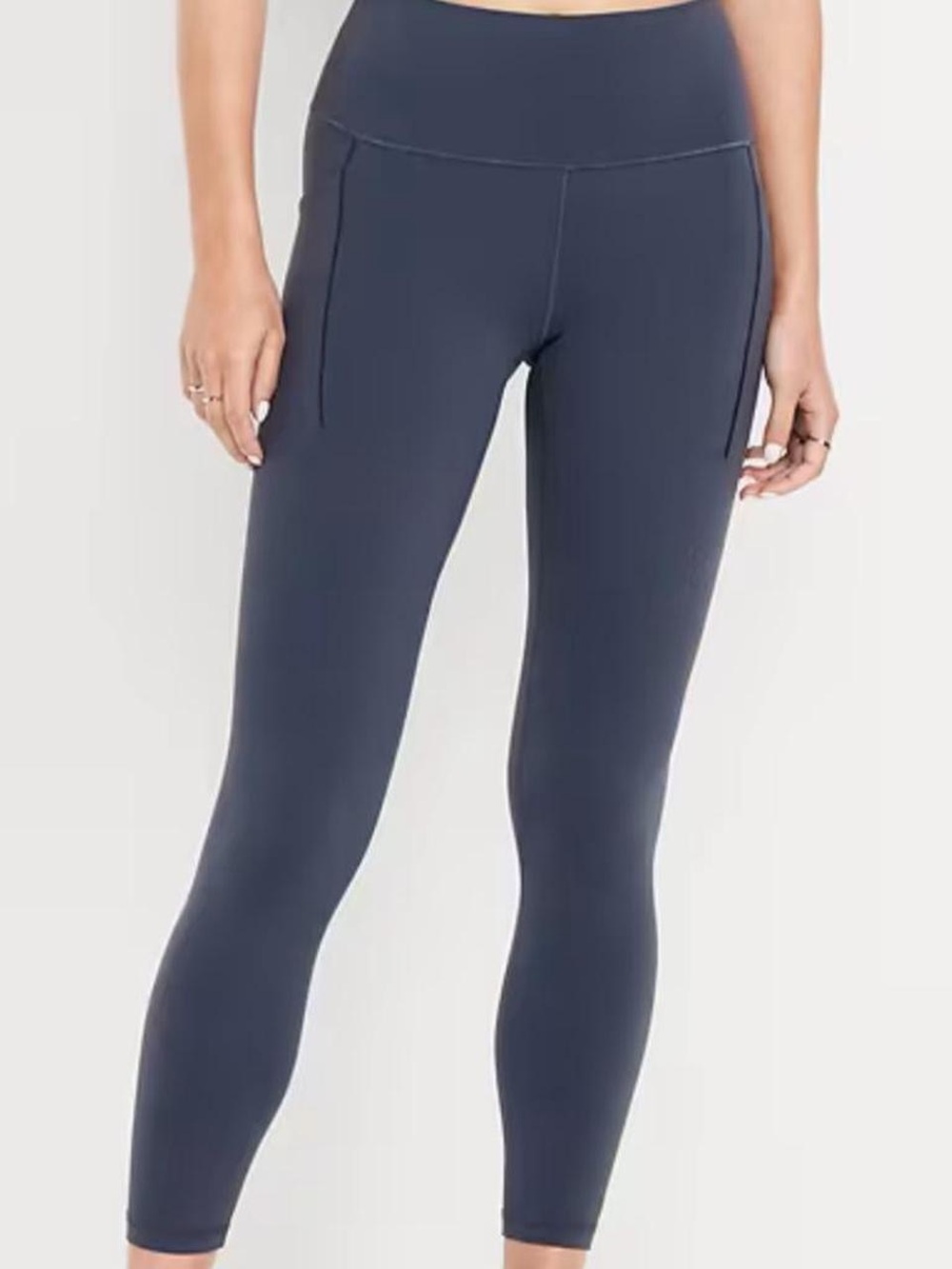 High-Rise Navy Active Pocket Leggings